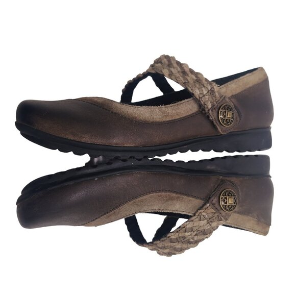 Aetrex Ada Comfort Leather Mary Jane Shoes Women's Size 7 - Picture 8 of 12